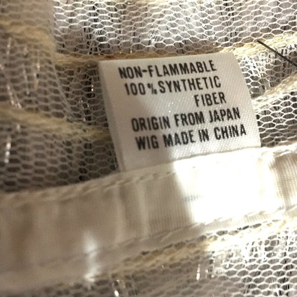 Sparkle Glitter White Wig Pixie Fairy Angel  by HMS – NOS NWT - Picture 11 of 11